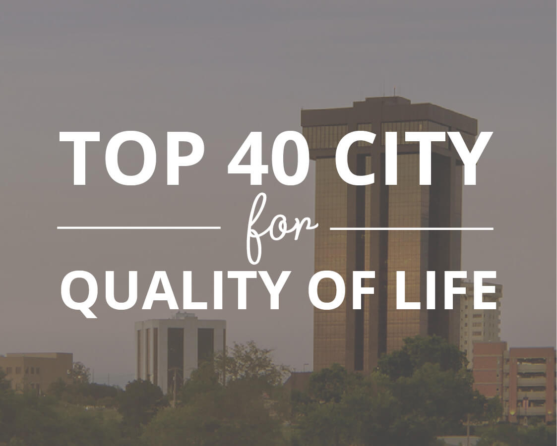 Top 40 City for Quality of Life